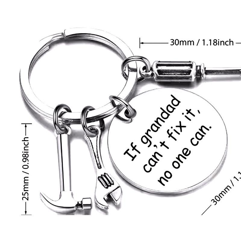 

Steel Stainless Versatile If Dad Cant Fix It Keychain Multi Tool For Dads Accessories StyleM