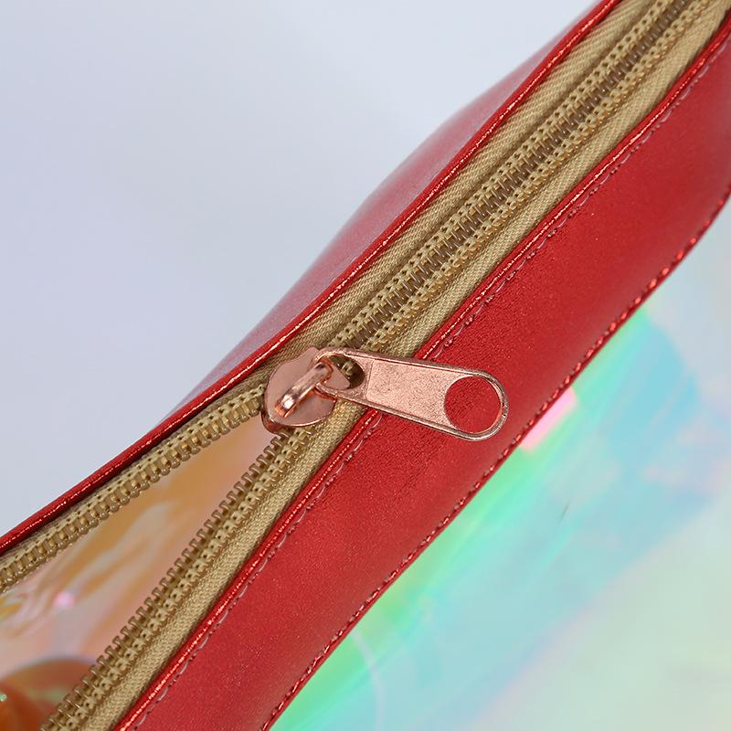 Voděodolná kosmetická taška z TPU s vysokou kapacitou a designem s barevně měnícím se bodem