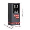 Portable Tire Inflator Air Compressor, Quick Wireless Air Pump, with Digital Display Screen, LED Light, USB Charging, Includes Multi-Function