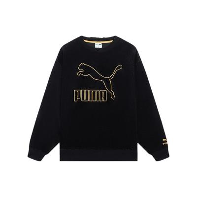 Logo Print Rundhals Pullover Sweatshirt Herren Oberteile Schwarz 539834-01