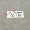 3D ABS Chrome Letters V6 V8 V10 V12 Car Fender Side Logo Badge Sticker For Mercedes Benz W205 W204 W213 W212 W221 Accessories AX1