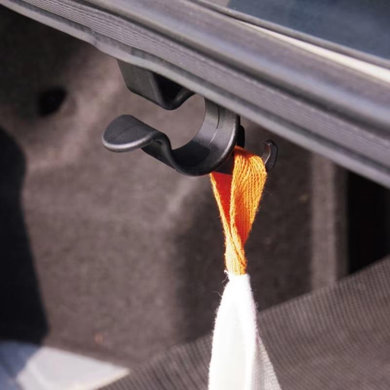 2pcs/set Towel Hook for Umbrella Hanging Automobile Trunk Organizer Holder Car Rear Mounting Bracket.