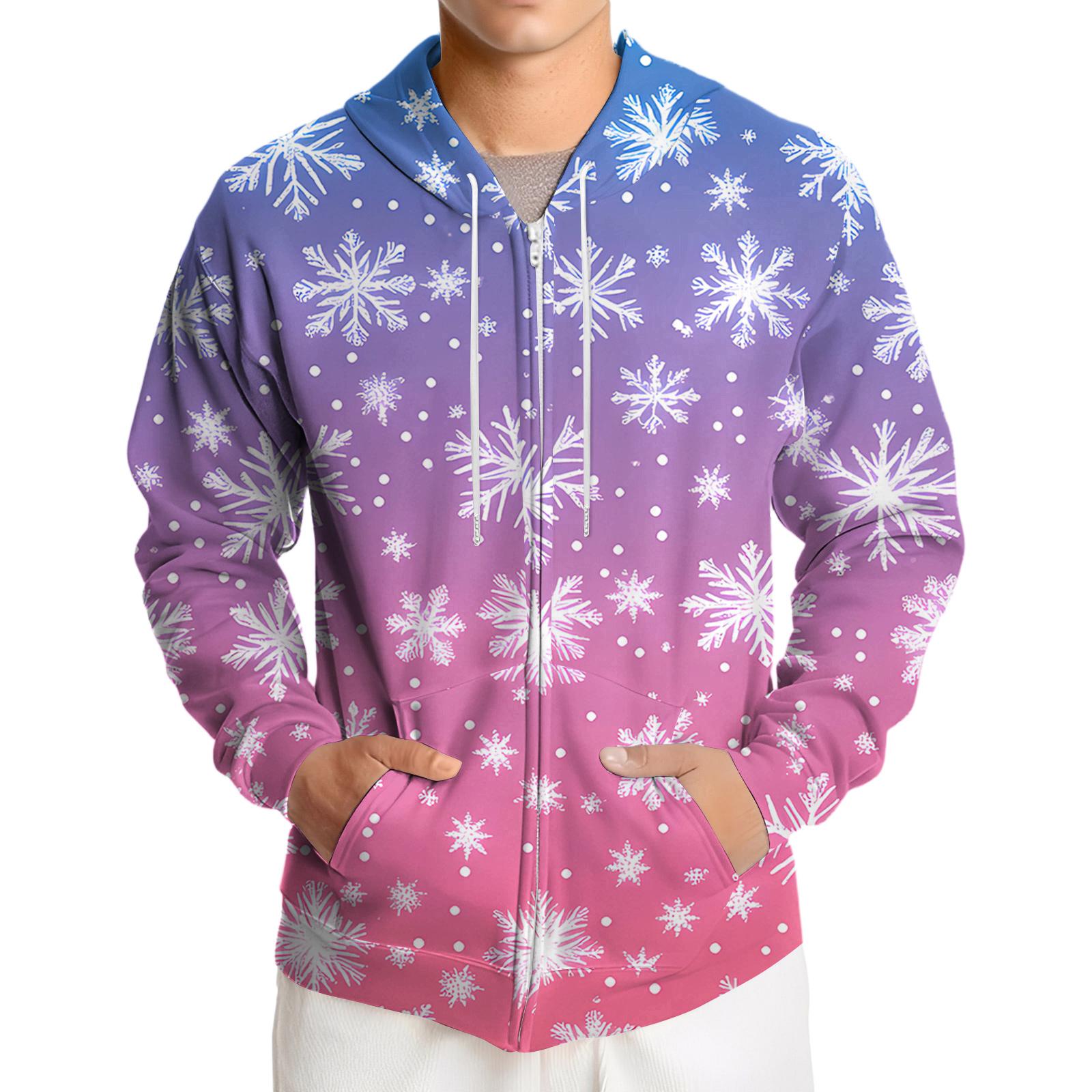 

Men s Loose-fitting Casual Hooded Drawstring Jacket XXL