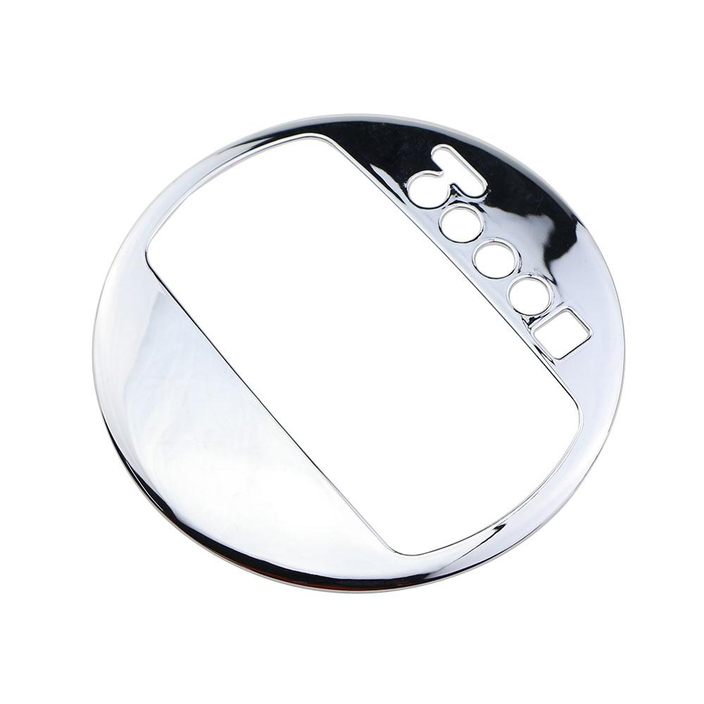 Color My Life ABS Chrom Schalttafelabdeckung Auto Schaltknauf Dekoration Aufkleber für Kia Sportage R AT 2012 2013 2014 2015