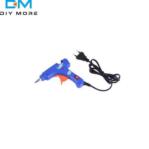 20W High Temperature Heater Hot Melt Glue Gun Repair Tool Mini Heat Gun EU Plug Use 7MM Hot Melt Glue Stick