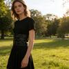 Girls Trendy Waist Belt for Daily Costume Underbust Jewelry Waist Body Jewelry for Party Jeans Belt Cowboy Chain