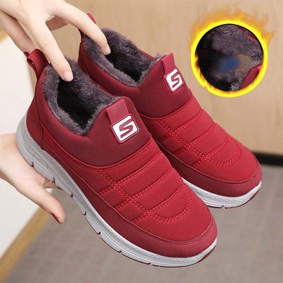 Winter frauen Baumwolle Schuhe Plus Samt Dicke Warme Schuhe Weichen Boden Baumwolle Stiefel Wanderschuhe Warme Baumwolle Schuhe Frauen