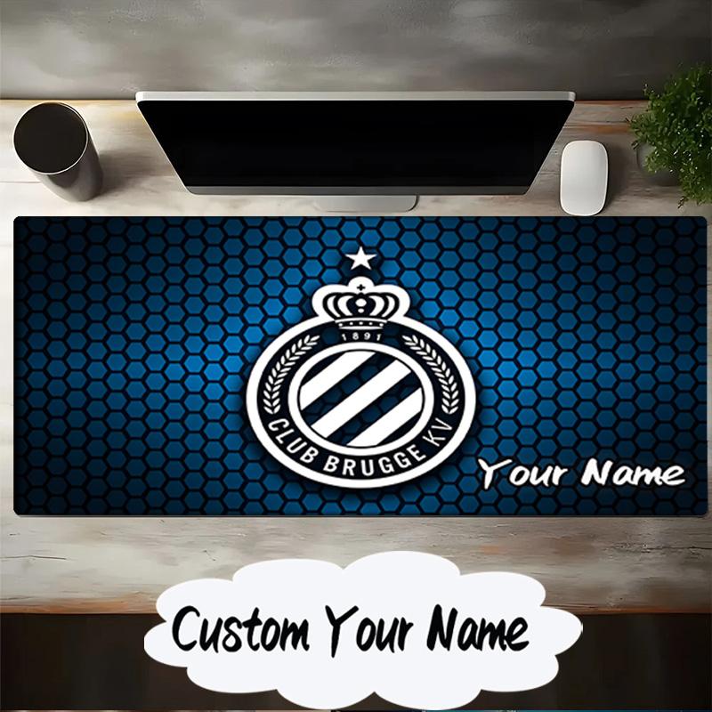 Custom Name Mouse Pad Golden Club Atletico Emblem Mouse Pad, Gaming Mouse Pad, Keyboard Pad, Desk Decor for Computer Notebook Fan Birthday Gift