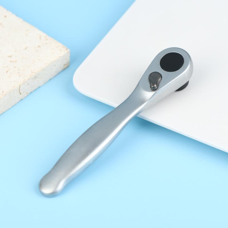 72-Tooth Anticorrosion Bidirectional Wrench 1/4 Inch Mini Ratchet Wrench Magnetic Reversible Ratchet Wrench Household Tool