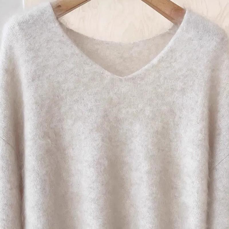 Weater for Women Autumn Winter Thickened Pullover Warm Knitted Stretchy Long Sleeve Oversize Jumper Tops