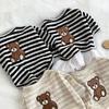 Little Bear Dog Couple Pet Clothing Summer Thin Teddy Yorkshire Small Dog Pomeranian Bichon Frize Clothes