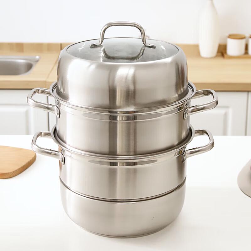 Yibo Boyce 28cm 3-Layer Stainless Steel Steamer