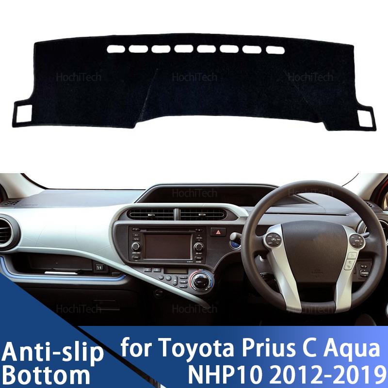 

For Toyota Prius C Aqua NHP10 2012-2019 Accessories Auto Car Dashboard Cover Dash Mat Board Pad Carpet Dashmat Anti-UV Mats