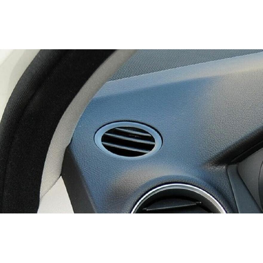Black Dashboard Side Vent Overlay Cover Replace Fit For Benz C-Class 2007-2014