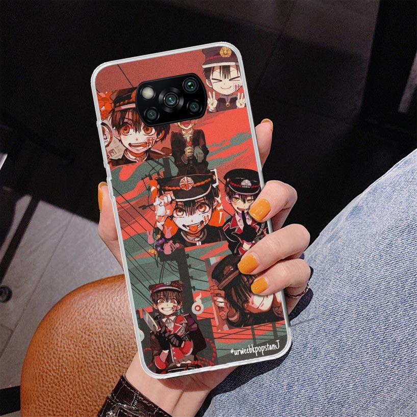 Anime Toilet Bound Hanako Kun Phone Case For Xiaomi Poco X7 X6 X5 Pro F7 Ultra Redmi 15C 15 13C 13 12C 12 10 10A 10C 9 9A 9C 9T