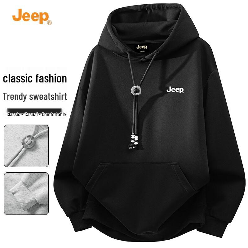 JEEP Men s Hooded Pullover Sweatshirt XL
