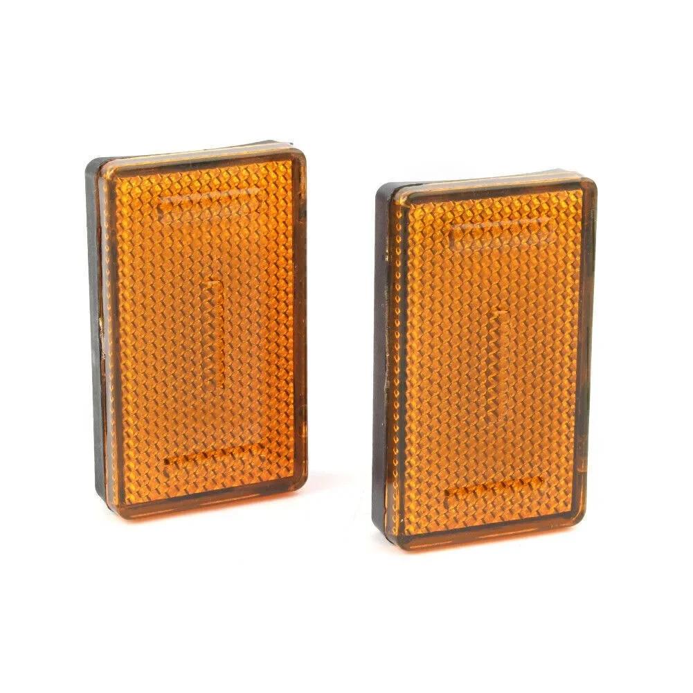 Motorcycle Universal Rectangle Front Fork Leg Reflector Reflective Safety Warning For BMW K1200RS K1200GT R1200RT R1200GS R1200R