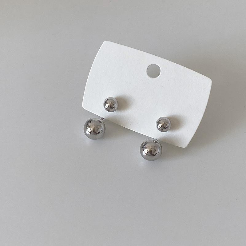 Vintage Two Ways To Wear Water Drop Metal Earrings For Women New Trendy Simple Korean Boucle Oreille Femme Jewelry