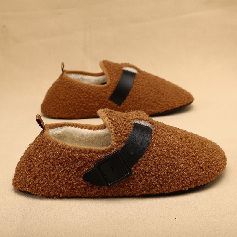 Winter New Couple Plush Cotton Shoes Warm and Light Casual Indoor Lazy Cotton Shoes Home Slippers