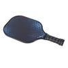 Pickleball Paddles Set Fashionable Carbon Fiber Lightweight Pickleball Rackets with 2 Balls and Carry Bag Black Blue