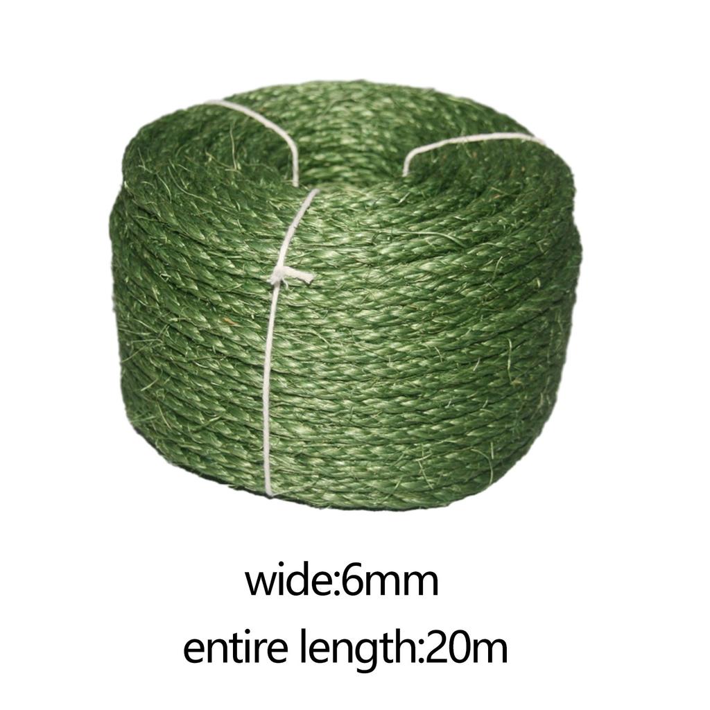 DIY Cat Scratching Sisal Rope Tree Cat Climbing Frame Replacement Rope Furniture Protector Scratcher Post Cat Accessories