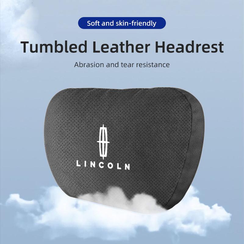 NEW Car Headrest Neck Support Seat Design Soft Car Neck Pillow Waist Pillow For Lincoln MKZ MKX Aviator Navigator Continental Co gyu7