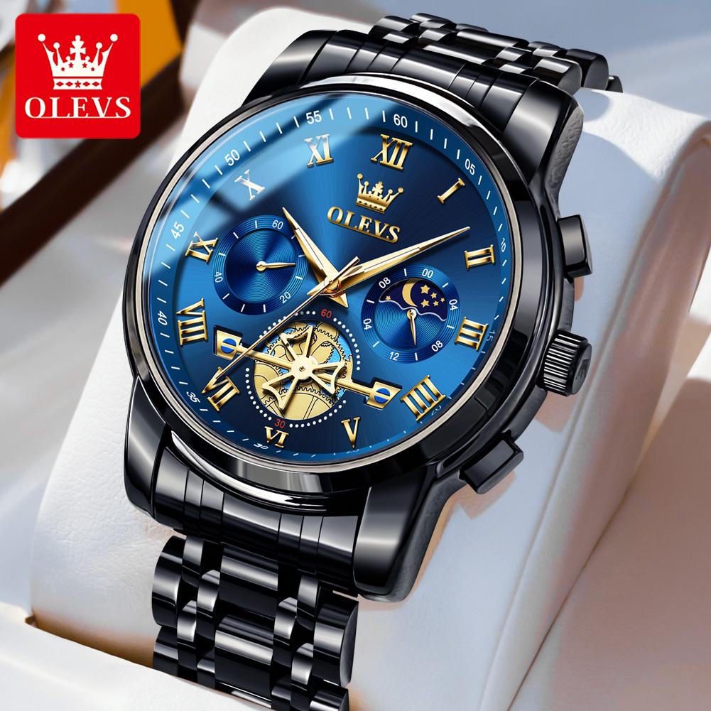 OLEVS Brand Watch Waterproof Quartz Watch Night Light Non Mechanical Men's Watch Men's 2859
