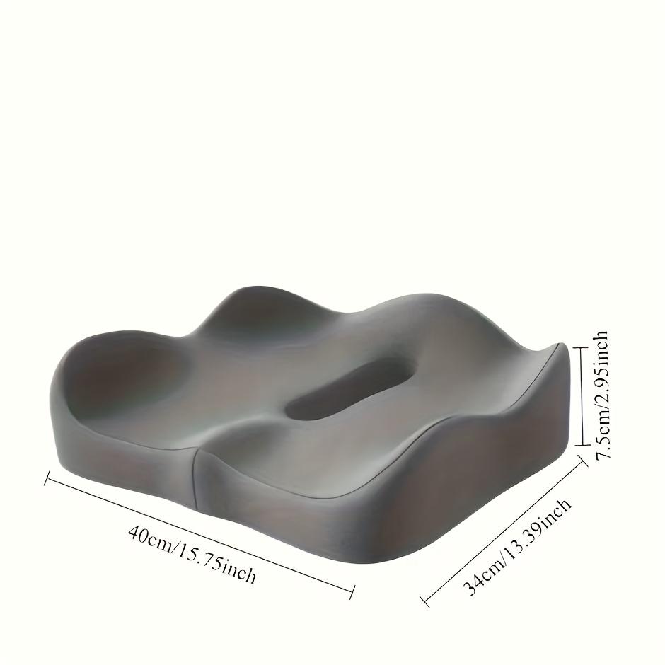 Memory Foam Coccyx Cushion, Non-Slip Soft Support, Suitable for Office Chairs, Wheelchairs, and Car Seats,  Comfortable Chair Accessory