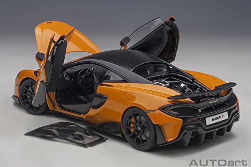 AUTOart 1/18 Scale McLaren 600LT Orange/Carbon Roof Finished Product 76084
