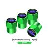 LLKF5 Car Wheel Tackie Valve Dust Cover Tire Accessories For Ford Fiesta Ranger Mondeo Escape Ecosport Fusion Explorer