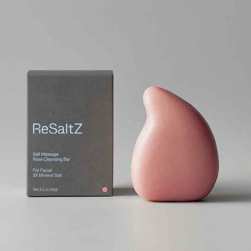 Salt Massage Rose Cleansing Bar