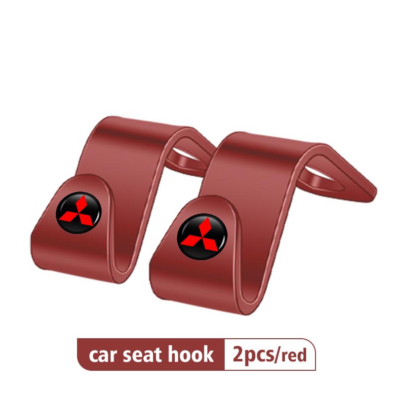 

For Mitsubishi Car Seat Headrest Hook Organizer Hanger Interior Accessories Outlander Lancer L200 ASX Pajero Grandis Eclipse