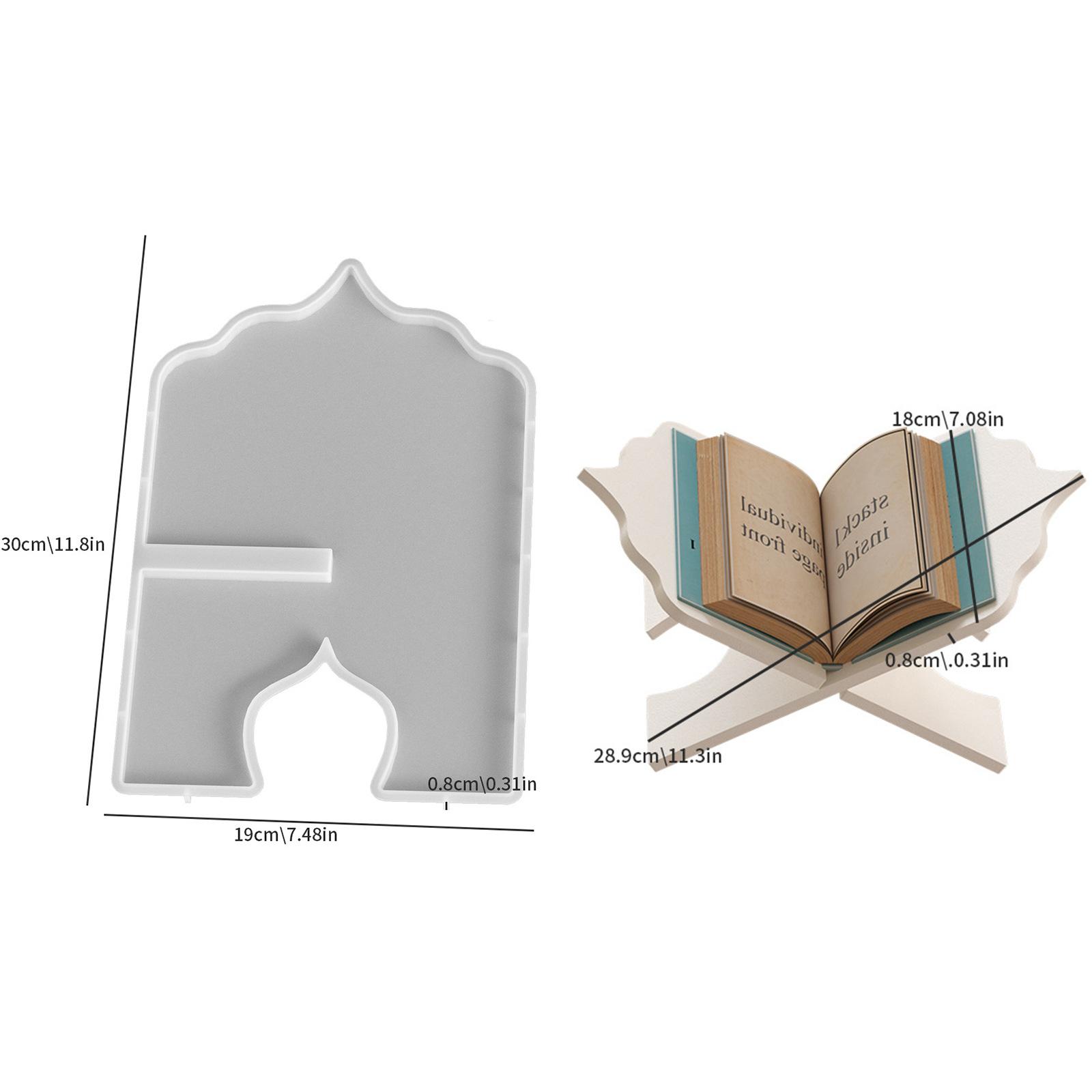 

Silicone Resin Casting Molds for Epoxy Resin - Book & Music Sheet Holder, Prayer Reading Stand,Decorative Sculpture,DIY Craft