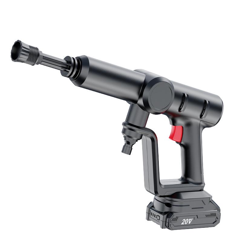 Rechargeable Portable High-Pressure Car Wash Spray Gun - Wireless Lithium Battery Powered