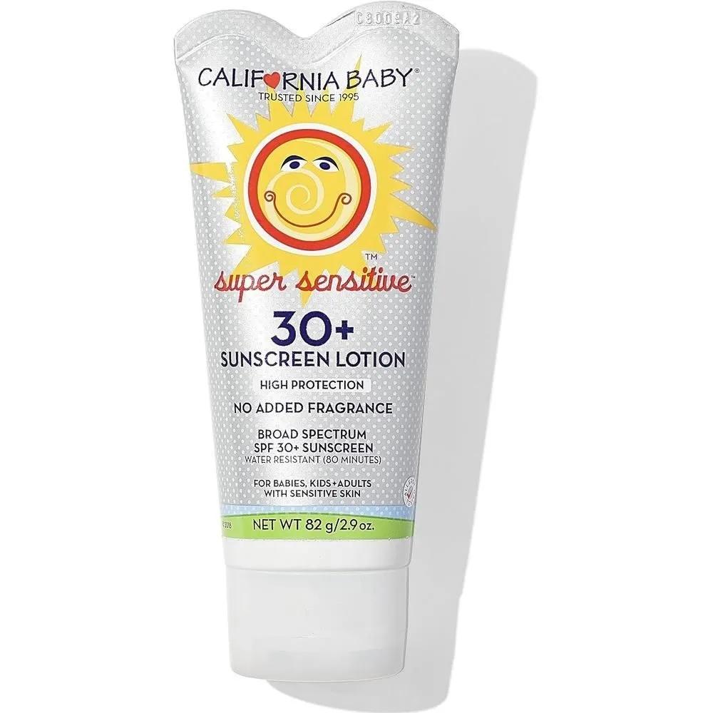 California Baby Unscented Super Sensitive Broad Spectrum Sun Care 82g 82g