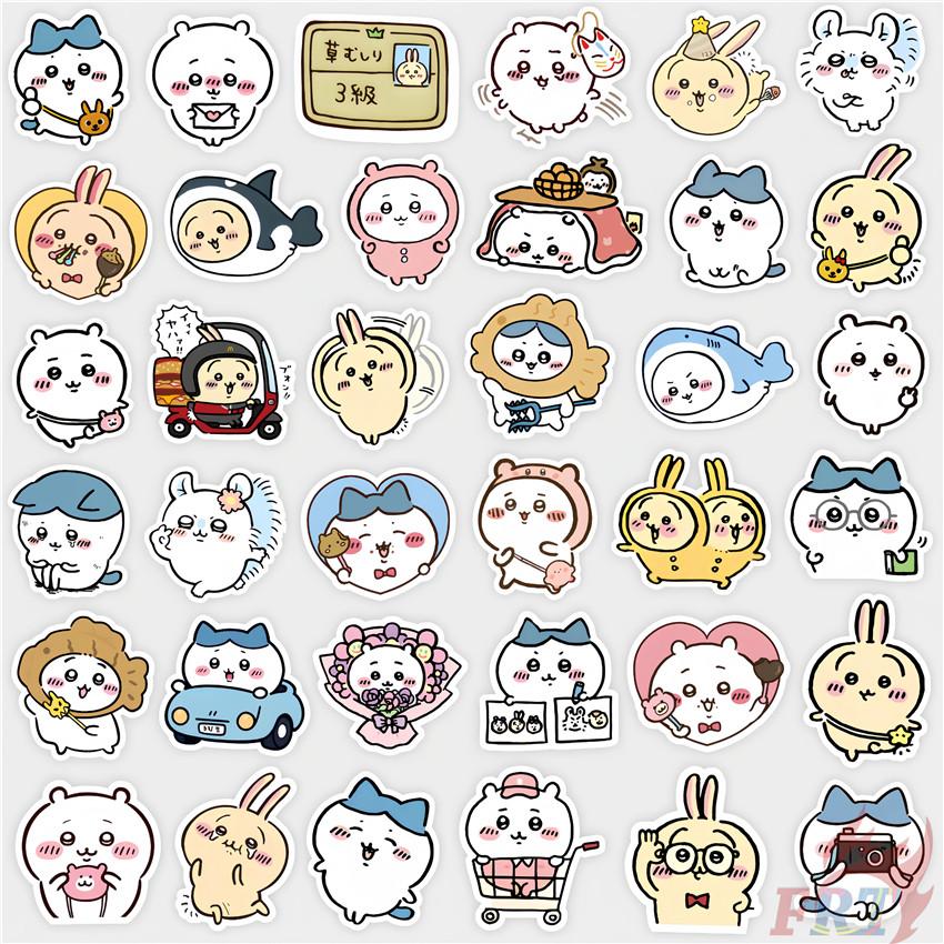 100Pcs/Set Chiikawa Stickers DIY Fashion Decals Stickers