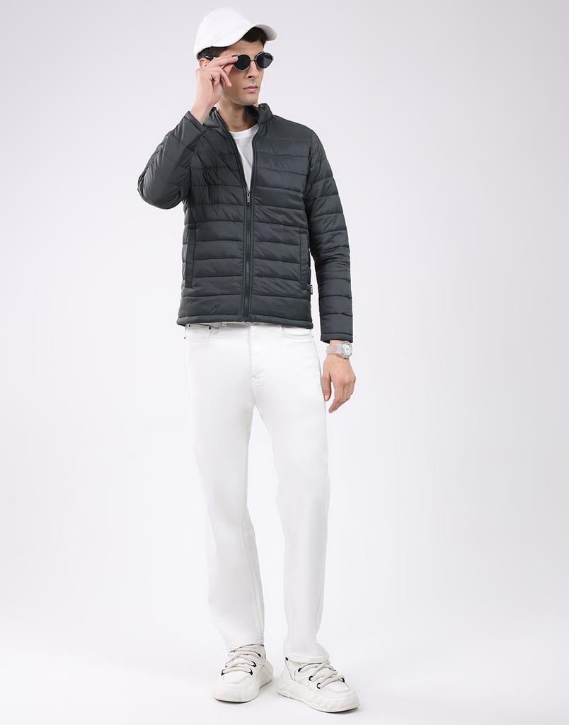 Rock it Men's Mock Neck Full Sleeve Jacket