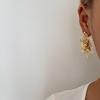 Seaside Vacation Floral Stud Earrings for Women - High-End, Elegant Style