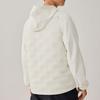 Skechers Lightweight Warm Windproof Hooded Short Down Jacket Men Outerwear Cotton-White P425M141-0074