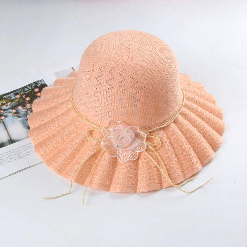 Women's Raffia Straw Sun Hat - Large Brim for Middle-Aged & Elderly