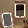 High Definition Rechargeable Makeup Mirror Touch Control Hanging Makeup Mirror  Bedroom