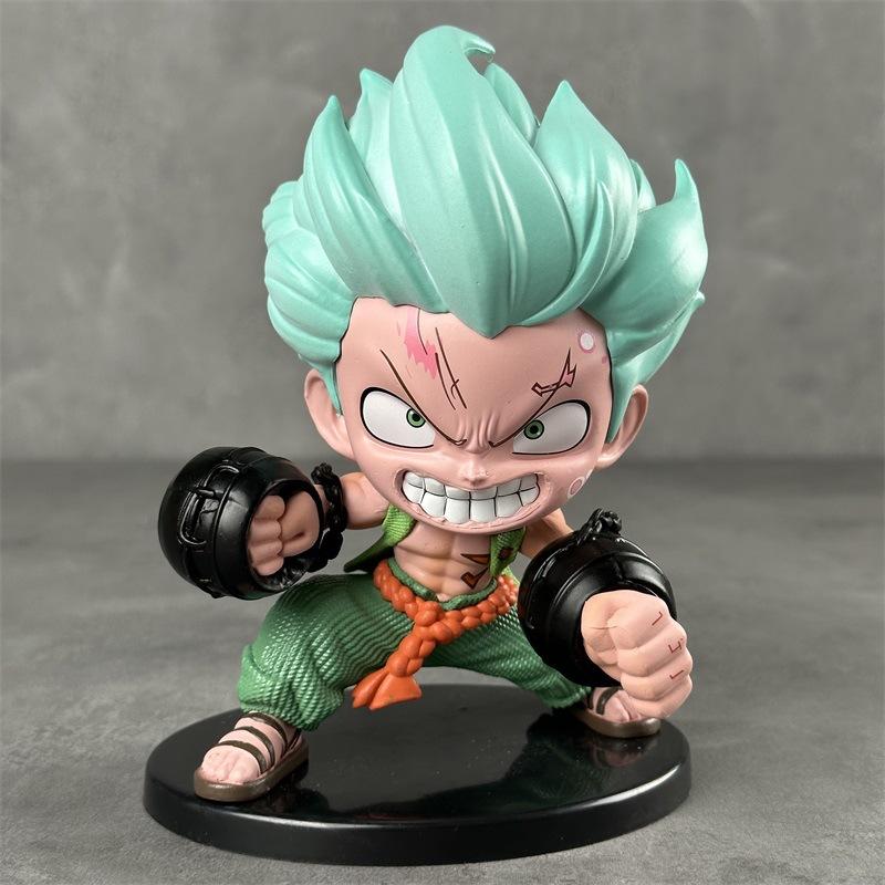 15cm Anime Zoro Sauron Roronoa Kämpfender Gefängnis Pvc Actionfigur Puppe Spielzeug Sammlung Modell Geschenk