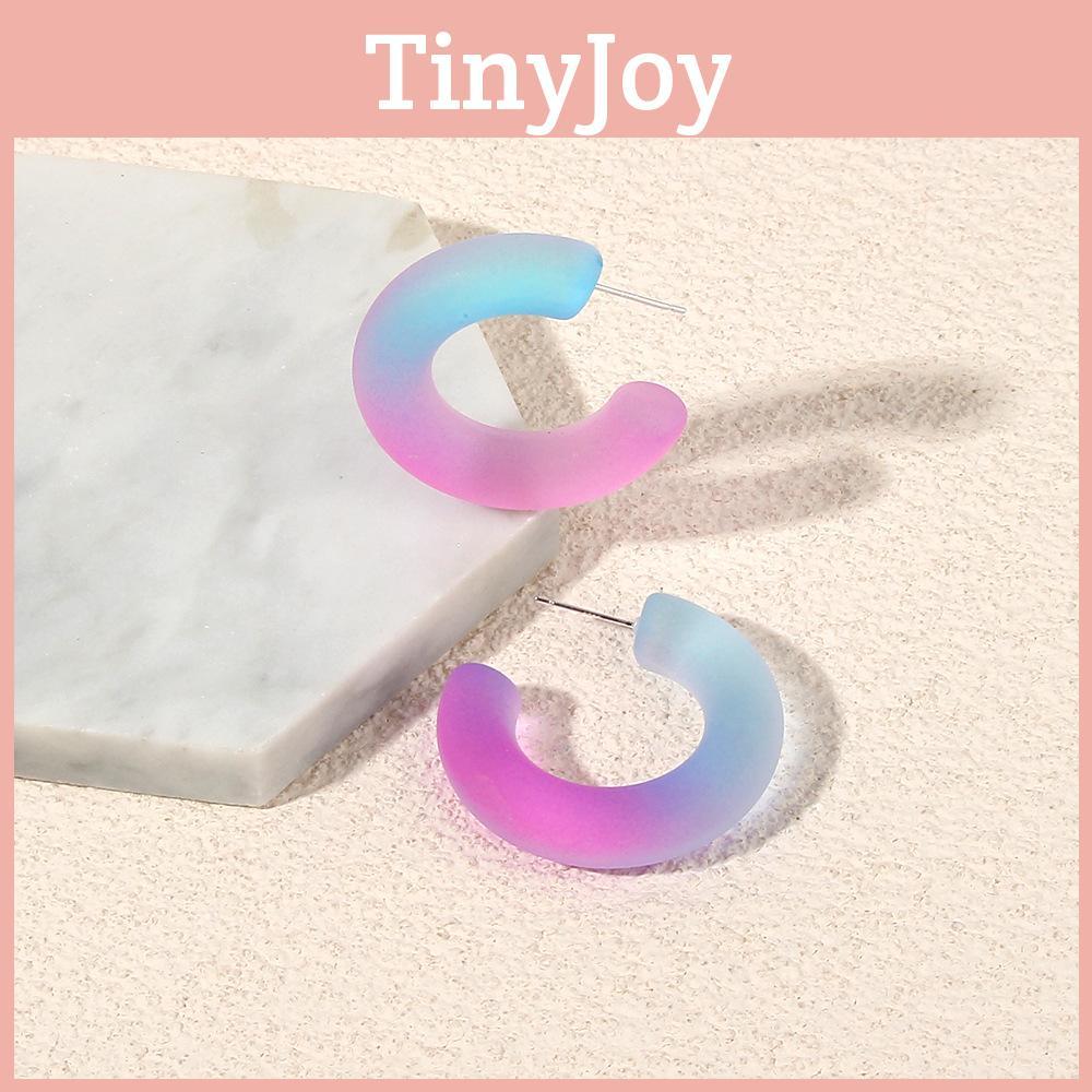 Colorful Acrylic Womens Geometric Earrings For Festive Occasions Gifts And