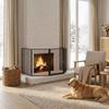 Vidaxl Fireplace Gate - Pet Guard, Steel, Black