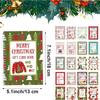 Spiral-Bound Christmas Gift Card Book Multicolor Paper Merry Christmas Card Book DIY Christmas Gifts For Teenagers