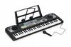 Duży Keyboard Pianino Z Mikrofonem Dla Dzieci + Zasilacz