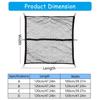 Car Rear Trunk Cargo Net Strong Load Bearing Mesh Car Storage Organizers Large Capacity Space Saving Car Net Storage