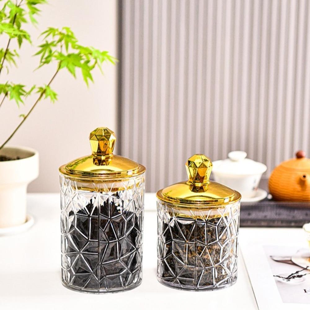 3PCS/SET Moisture-proof Food Storage Pots with Lid Sealed Jar Creative Storage Box  Tea