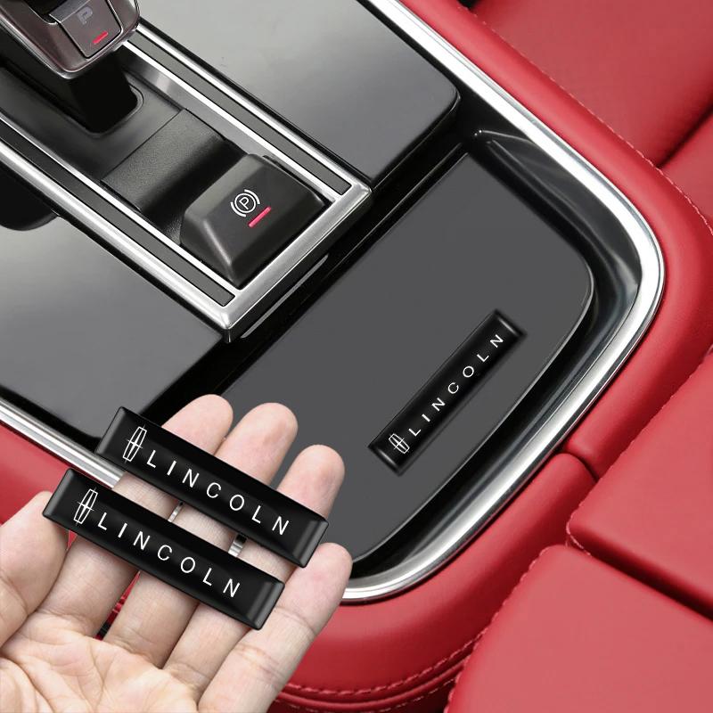 2/4/10Pcs 3D Car Badge Decorative Stickers For Lincoln Continental Aviator Navigator MKX Energy Zephyr Voyager Electric MKC MKS hpo0
