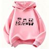 Adorabile Felpa con Cappuccio Divertente Panda per Bambini Felpa con Cappuccio per Ragazzi Ragazze Felpe Casual Abbigliamento